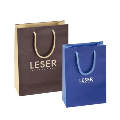 Paper carrier bags for the jewellery trade