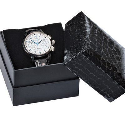High quality covered cardboard watch packaging