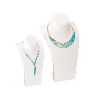 High-quality jewellery busts for necklaces and colliers - Attractive window dressing