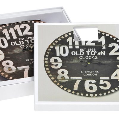 Attractive sales packaging for wall clocks of all kinds