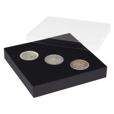 Emballage transparent pratique pour les pièces de monnaie