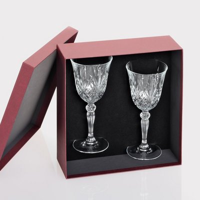 caja de regalo vasos de cristal