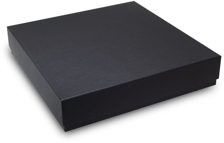 Boîte cadeau universelle en carton noir