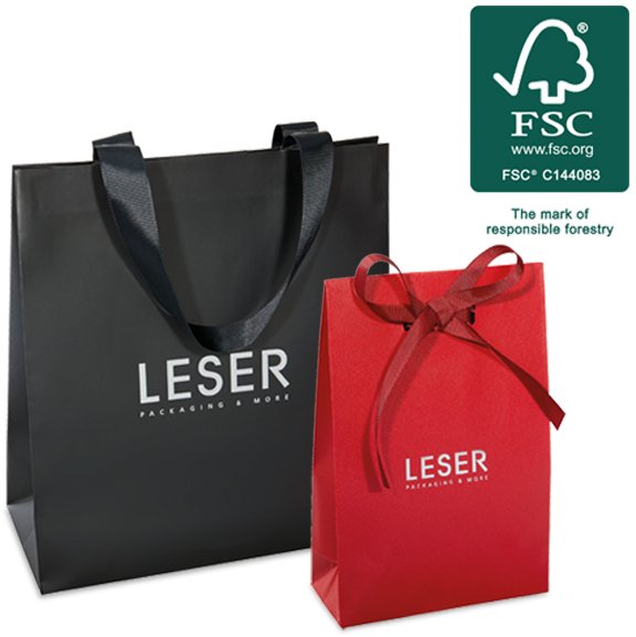 Bolsas de transporte hechas de materiales certificados por el FSC