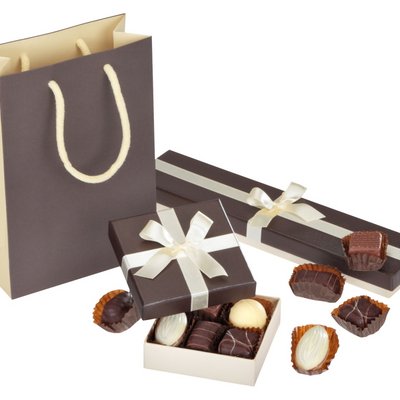 cadeau d'emballage Pralinen chocolat