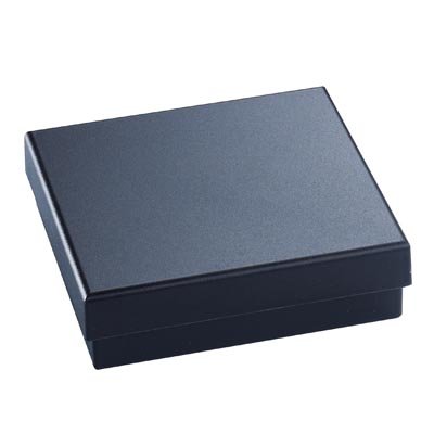 SERIE 1560 EARTH - Bioplastics jewellery box in black