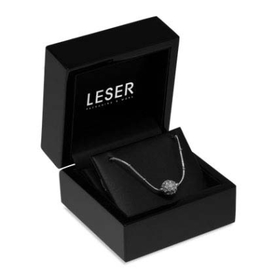 Wooden jewellery case with jewellery inlay by LESER GmbH