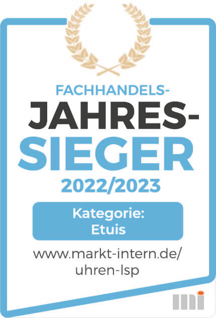 Certificat de LESER GmbH en tant que vainqueur de l'année 2022-2023 dans la catégorie des étuis