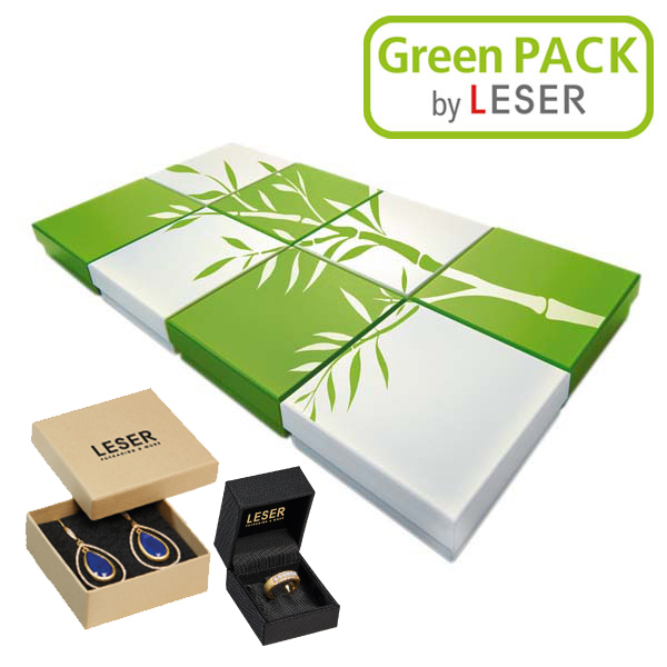 Nachhaltige Schmuckverpackungen - Green PACK by LESER
