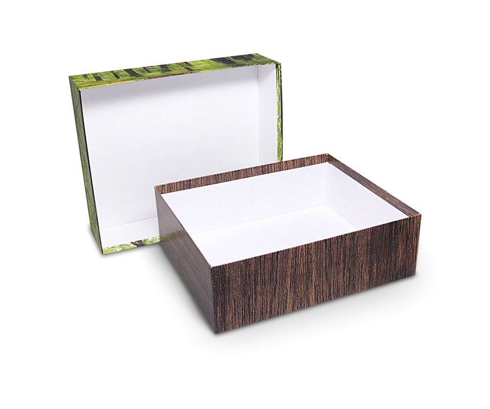 La boîte en carton de qualité supérieure avec couvercle haut convient pour les produits les plus divers
