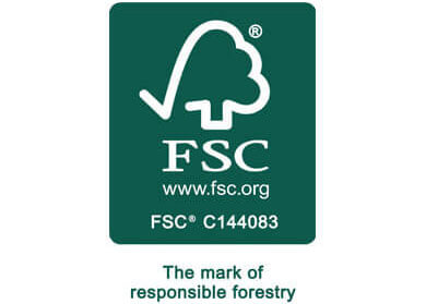 Our FSC certification.