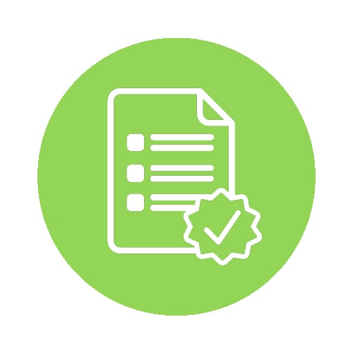 Afterwards, you will receive a certificate of equalisation with a personal tracking ID.