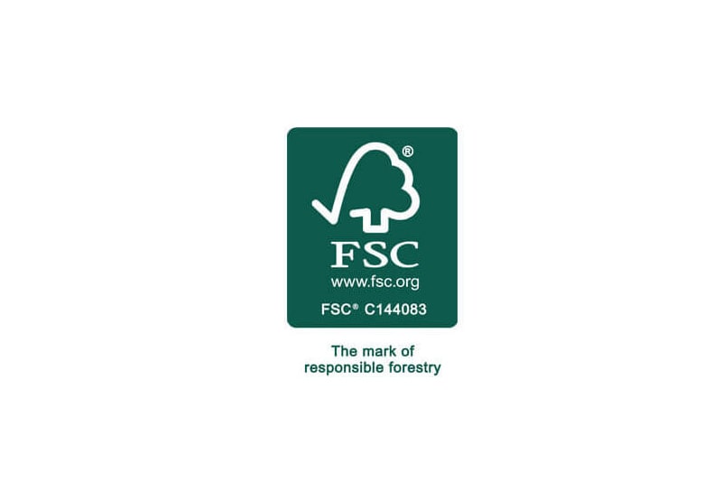 La caja reciclada de la empresa LESER fue producida de acuerdo con las directrices del FSC®.