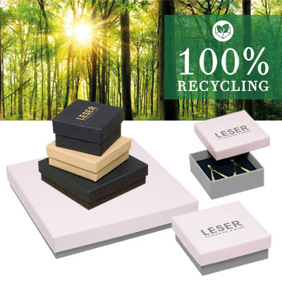 Recyclingverpackung ausschliesslich aus recyelten Materialien: Die Serie 0150 RECYCLE