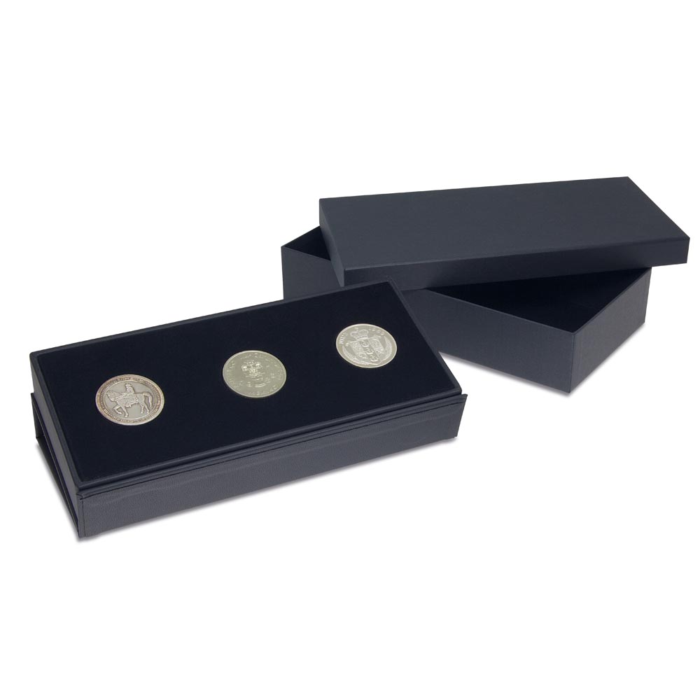 High quality cardboard box with coins